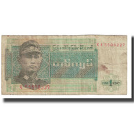 Billet, Birmanie, 1 Kyat, KM:56, TB - Myanmar