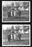 2x Orig. Foto Um 1930 Kinder Rasselbande, Schulkinder Bad Waldsee, Hübsche Mädchen + Jungen, Sweet Children - Bad Waldsee