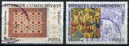 Türkiye 2005 Mi 3447-3448 Carpets (Türkiye & Belgium Joint Issue Stamps) | Textiles - Usati