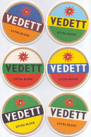 #D218-105 Reeks Viltjes Vedett - Bierdeckel