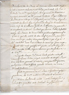 YDES ( 15 ) - Cachet De Généralité De Limoges De 1757 De 1 Sol Et 3 Deniers ( Voir Au Verso ) 2 Feuilles - Cachets Généralité