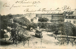 St Mandé * La Place De La Mairie * Tram Tramway - Saint Mande