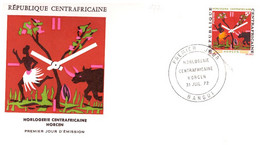 N°922 N -FDC République Centrafricaine -horlogerie - - Horlogerie