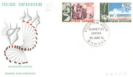 N°925 N -FDC République Centrafricaine -cigarettes Centra- - Tabacco