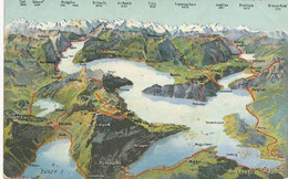 Aerial Map Arth Seeburg Meggen Buochs Emmeten Schonegg  Sisikon Vitznau Horw  Hergiswil Giswil Sarnen  Stans Etc - Horw