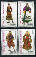 Türkiye 2003 Mi 3344-3347 Turkish Woman Dresses - Usati