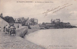 SAINT VAAST LA HOUGUE                LA BRECHE ET L ANCIEN FORT - Saint Vaast La Hougue