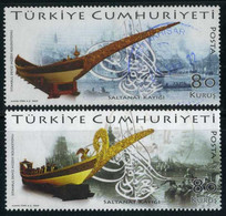 Türkiye 2009 Mi 3726-3727 The Sultan's Boats | Ships - Usati