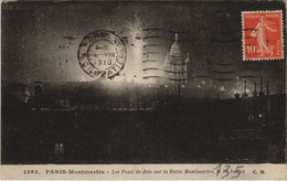 CPA PARIS Montmartre 18e Sacré-Coeur Feux De Joie Firework (923929) - Arrondissement: 18