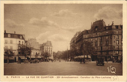 CPA PARIS 20e Quartier De Charonne Carrefour Du Pere-lachaise (923984) - Arrondissement: 20