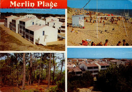 ST-HILAIRE-DE-RIEZ . MERLIN-PLAGE  ( VENDEE )    MULTI-VUES - Saint Hilaire De Riez