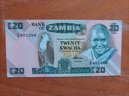 Billete De Zambia De 20 Kwacha, Uncirculated - Zambie