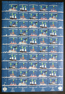 Denmark 1957 Christmas Seal  MNH ( **) Full Sheet - Full Sheets & Multiples