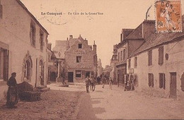 LE CONQUET                  UN COIN DE LA GRAND RUE - Le Conquet