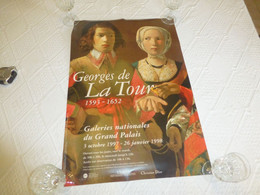 Affiche Georges De La Tour, Grand Palais 1997, 40x 60 ; R18 - Manifesti