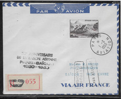 France - 1er Vols - Poste Aérienne - Lettre - TB - Eerste Vluchten