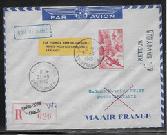 France - 1er Vols - Poste Aérienne - Lettre - TB - Eerste Vluchten