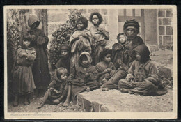 Beduins In German Hospice Tabgha Near Tiberias Palestine Photo Postcard - Palestine