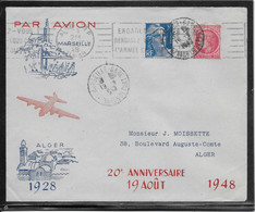 France - 1er Vols - Poste Aérienne - Lettre - TB - First Flight Covers