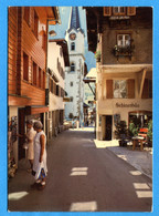 Delcampe - R027, Leukerbad, Loèche Les Bains, Kirchgasse, 127, Bruno Grichting, GF, Circulée 1984 - Loèche