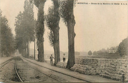 Bougival * La Route De La Machine De Marly * Ligne Chemin De Fer * Pierres Travaux - Bougival