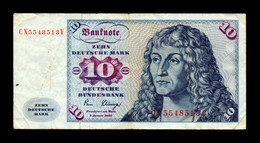 Alemania Germany Fed. Rep. 10 Deutsche Mark 1980 Pick 31d BC+ F+ - 10 Deutsche Mark