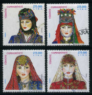 Türkiye 2000 Mi 3228-3231 O, Turkish Woman Head Covers - Usati