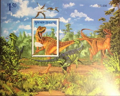 New Zealand 1993 Prehistoric Animals Minisheet MNH - Préhistoriques