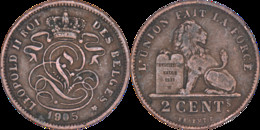 Belgique - 1905 - 2 Centimes - En Français - Léopold II - 01-069 - 2 Cents