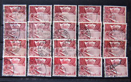 Suisse Switzerland - 20 Timbres " Paysage" 20ct  - Belles Oblitérations - Verzamelingen