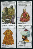 Türkiye 2003 Mi 3335-3338 O, Conquest Of Constantinople, 550th Anniversary - Oblitérés