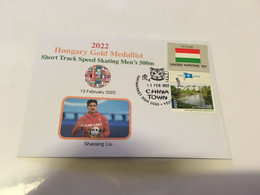 (1 G 31) Beijing 2022 Olympic Winter Games - Gold Medal To Hungary - S. Liu - Invierno 2022 : Pekín