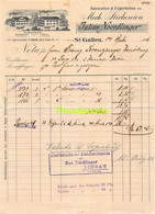 FACTURE MARBACH ST GALLEN TOBEL THURGAU FABRICATION & EXPORTATION MECH NOERDLINGER 1906 NORDLINGER - Switzerland