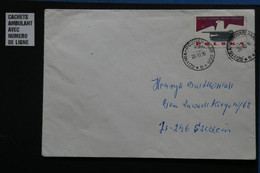 AQ19 POLOGNE   BELLE LETTRE 1976  AMBULANTS FERROVIAIRE +AFFRANCH.INTERESSANT - Covers & Documents