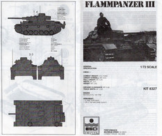 Esci 8327 Pz Kpfw III Flammpanzer 1/72e - Vehículos Militares