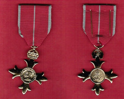 GREAT BRITAIN   O.B.E. ORDER Of The BRITISH EMPIRE CIVILIAN MEDAL (T-121) - Otros & Sin Clasificación