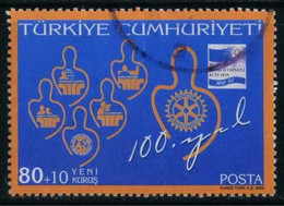 Türkiye 2005 Mi 3430 O, 100 Th Anniversary Of The Rotary | Human Emblems - Usati