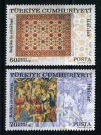 Türkiye 2005 Mi 3447-3448 O, Carpets (Türkiye & Belgium Joint Issue Stamps) - Oblitérés