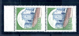 Repubblica Varietà - 1980 Castelli 400 Lire Dentellatura Spostata - Variétés Et Curiosités