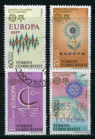 Türkiye 2005 Mi 3487-3490 O, Europa (C.E.P.T.) - 50 Years Of EUROPA Stamps - Usati