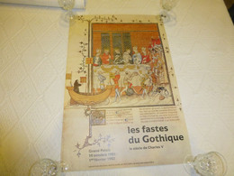 Affiche Les Fastes Du Gothique, Grand Palais 1981, 40 X 60 ; R19 - Afiches