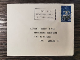 E22 Enveloppe + Timbre France 1965 - Andere