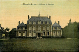 Blainville Crevon * Le Château De Capendu * Cpa Toilée Colorisée - Autres & Non Classés