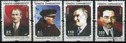 Türkiye 2010 Mi 3834-3837 Mustafa Kemal ATATÜRK - Usati