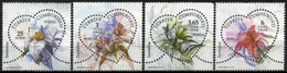 Türkiye 2011 Mi 3869-3872 Heart, Lily. Flower, Plant (Flora) - Used Stamps