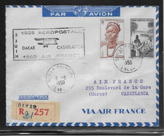 Sénégal - 1er Vols - Poste Aérienne - Lettre - TB - Brieven En Documenten