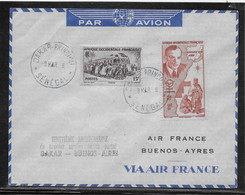 Sénégal - 1er Vols - Poste Aérienne - Lettre - TB - Briefe U. Dokumente