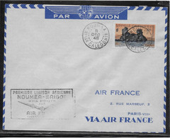 Nouvelle Calédonie - 1er Vols - Poste Aérienne - Lettre - TB - Covers & Documents