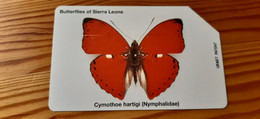 Phonecard Sierra Leone - Butterly - Sierra Leona