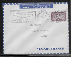 Indochine - 1er Vols - Poste Aérienne - Lettre - TB - Brieven En Documenten